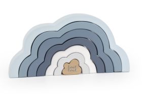 Regenbogen Wolke - blau