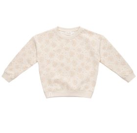 Oversized Sweatshirt mit Print - rose buds-86-92
