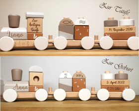 Holz Eisenbahn personalisiert