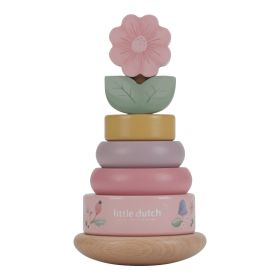 Holz-Stapelturm mit Ringen Fairy Garden - Little Dutch