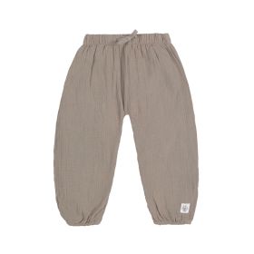 Baby Pumphose - Bio-Baumwolle, Taupe, Grau