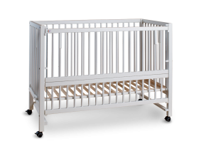 Kinder- und Beistellbett - Buche WEISS