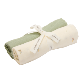 Swaddle - Weiß - Forest Friends - Waldschätze
