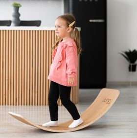 Balanceboard natur mit Korkboden