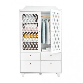 Harlequin Kleiderschrank - Weiß