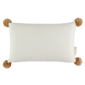 Gestricktes Kissen Milch  22X35