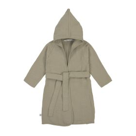 Muslin Bademantel olive 80-86 (1-2Jahre)