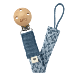 Schnullerkette Petrol/Baby blue