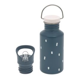 Edelstahl Kinder Trinkflasche - Happy Prints, Dunkelblau