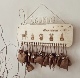 Adventskalender mit Wunschname