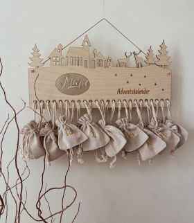 Adventskalender im Set – mit Wunschname