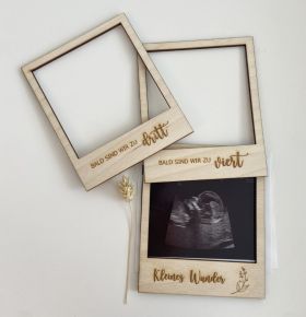 Polaroid SCHWANGERSCHAFTSVERKÜNDUNG 