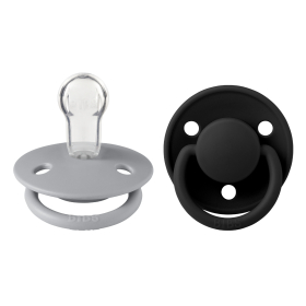 2er Packung Schnuller - Cloud & Black Silicone - Bibs de Lux