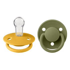 2er Packung Schnuller - Honey Bee & Olive Silicone - Bibs de Lux 
