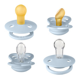 4er Packung Schnuller - Baby Blue - BIBS Try-it Collection