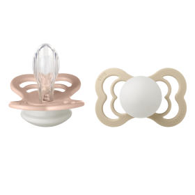 6-36 Mon - Blush & Vanilla Night Silicone - BIBS Supreme