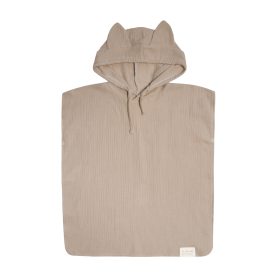 Musselin Poncho - Sand 3-5 Jahre