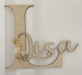 Wandschild Flora 30x30 cm