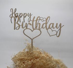 Caketopper  Happy Birthday
