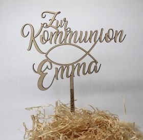Caketopper "Zur Kommunion"