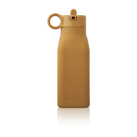 Wasserflasche Silikon  350 ml Caramel