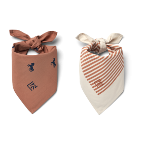 Baumwoll-Bandana Pferde 2er-PACK