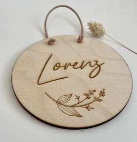 Holzscheibe PERSONALISIERT