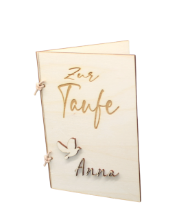 Personalisierte Taufkarte "Anna"