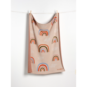 L'Arcobaleno Decke Bio-Baumwolle GOTS 80 x 100 cm